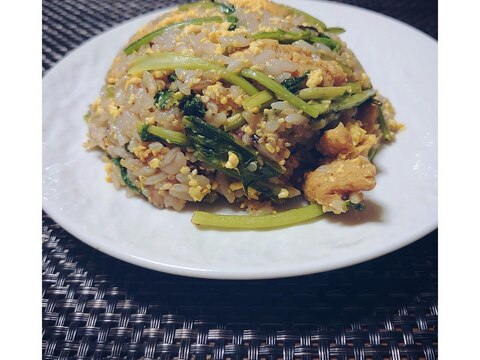 カブの葉食べ切り！ヴィーガン炒飯